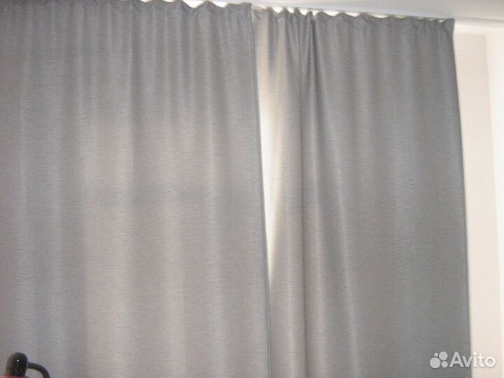 Vilborg затемняющие гардины, серый цвет 145x300 см