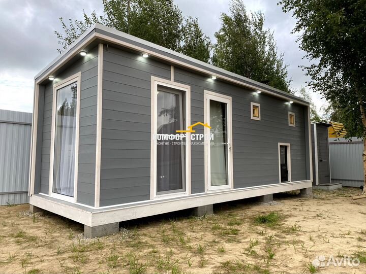 Мобильная баня под ключ с доставкой