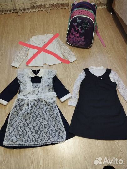 Школьная форма для девочки 128 синяя