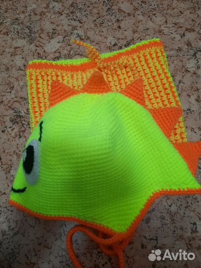 Детская шапка и снуд ручная работа