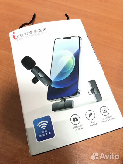 Микрофон петличный для Apple iPhone iPad