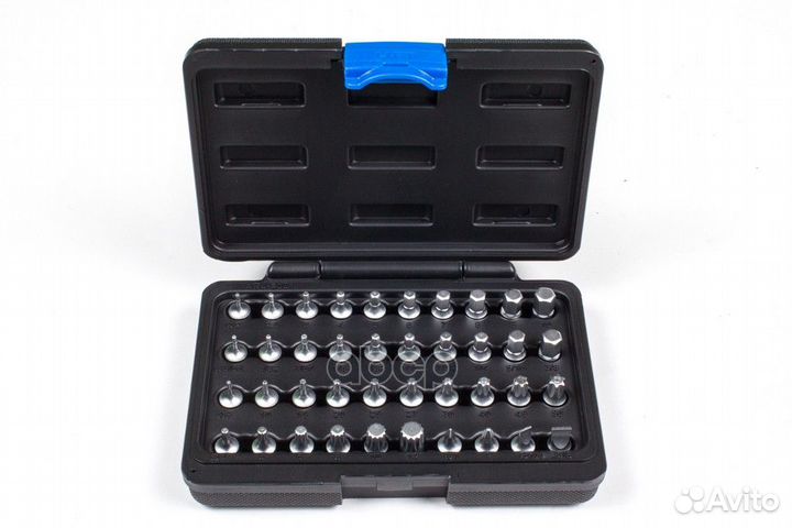 Набор головок коротких 1/4 с вставками 40 пр. A