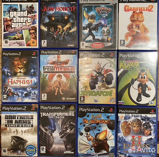 Диски игры Sony Playstation 2