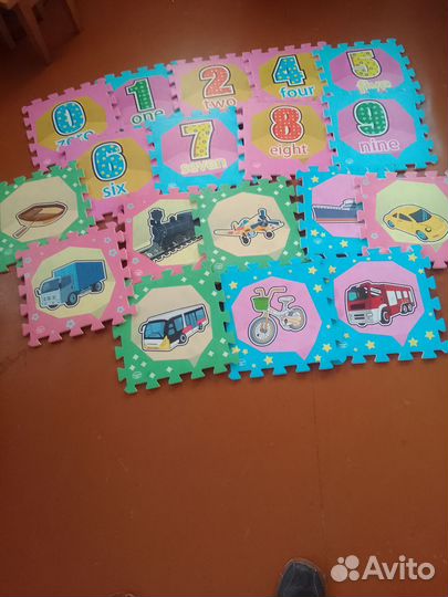 Детский коврик пазл