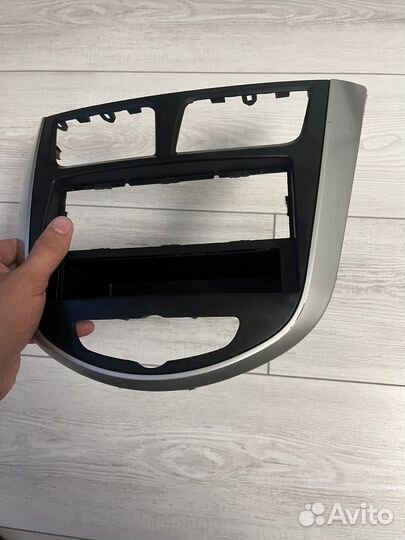 Рамка для магнитолы hyundai solaris