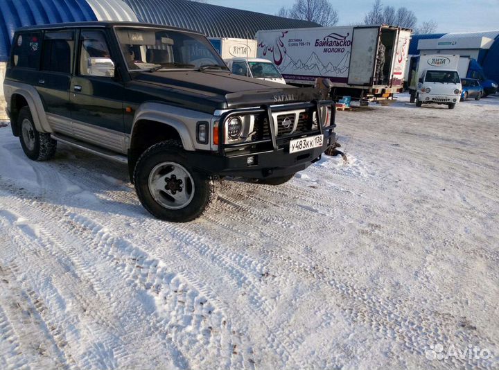 Силовой бампер Nissan Patrol/Safari Y60 (передний)