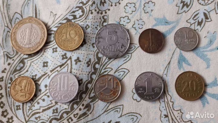 Набор иностранных монет 2