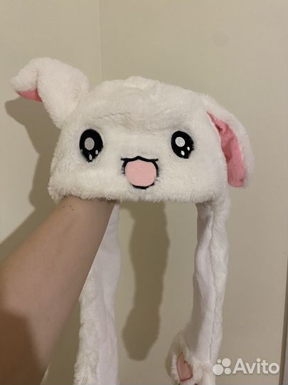 Шапка зайка