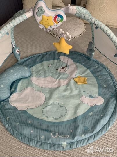 Развивающий коврик chicco 3 в 1