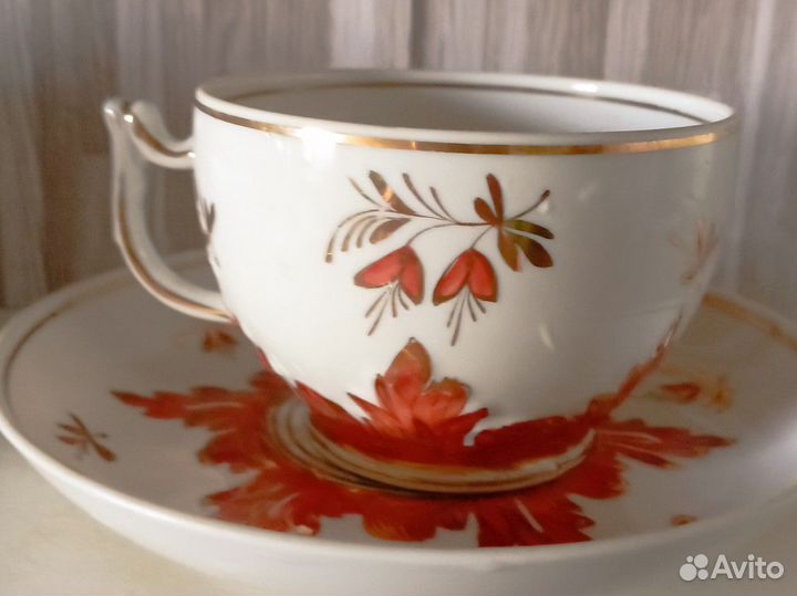 Чашки с блюдцами, винтаж СССР, Вербилки и Дулево