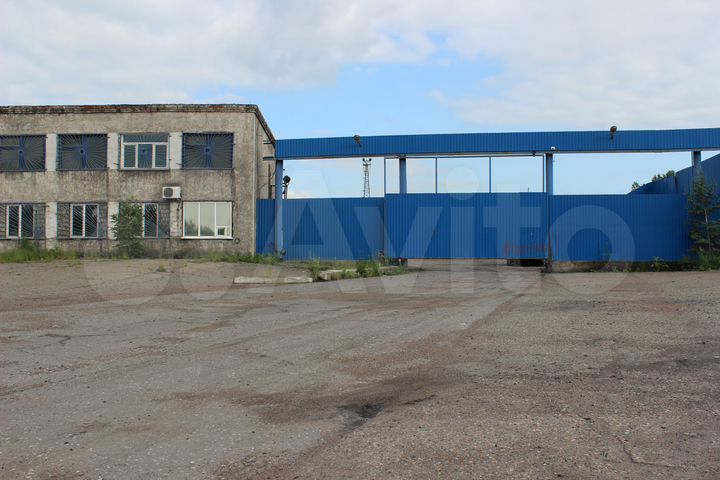 Бокс с территорией, с кран-балкой