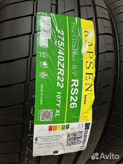 Kapsen RS26 Practical Max HP 275/40 R22 115Y