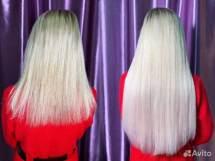 Наращивание волос, коррекция волос