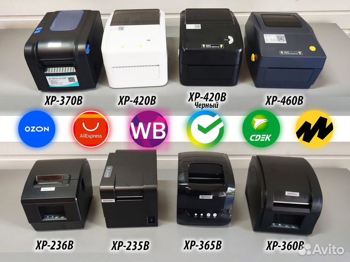 Принтер для этикеток wildberries и другие маркеты