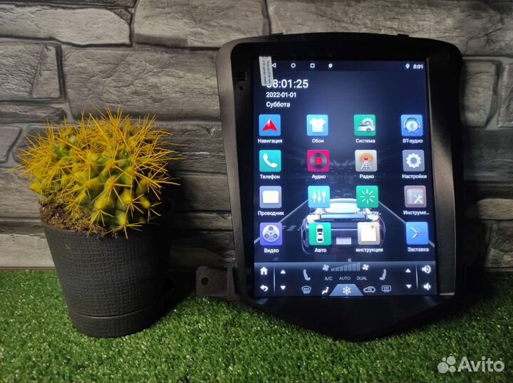 Магнитола в стиле Тесла на Шевроле Круз