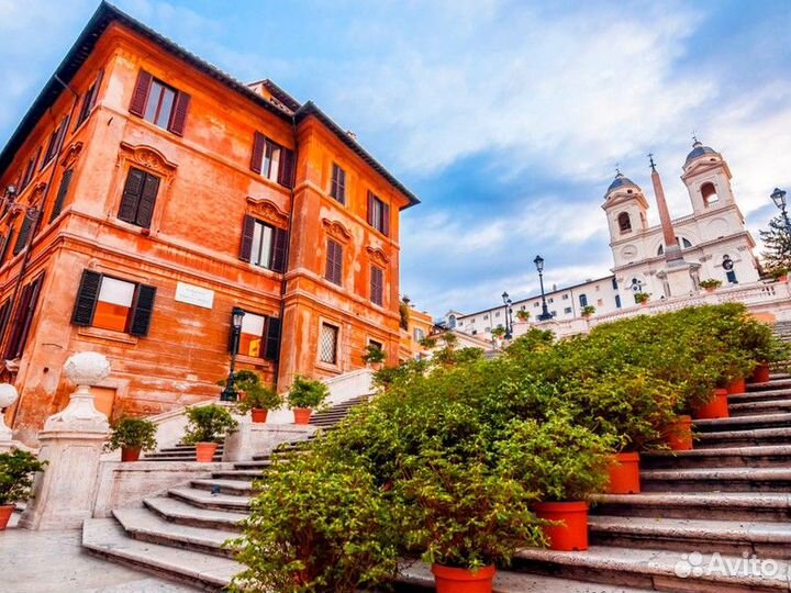 Экскурсия — Рим — Рим парадных площадей и уютных п