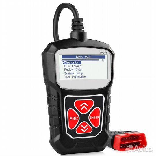 Портативный автосканер Konnwei KW310 OBD2