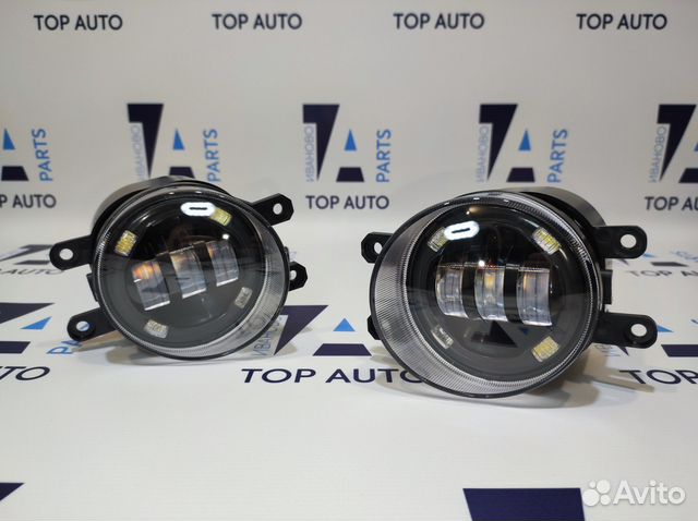 Птф LED Toyota 50W 3 линзы + Дхо