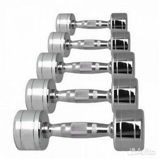 Гантельный ряд Fitnessport D-04 1-10кг