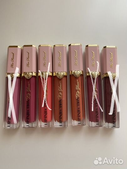 Блеск для губ too faced помада тинт