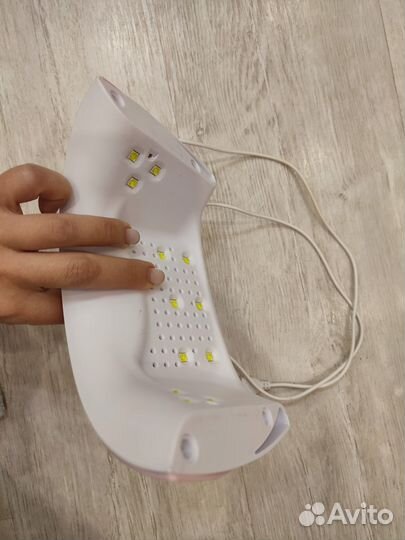 Led лампа для ногтей новая