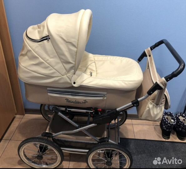 Коляска-люлька Reinder Leather Collection