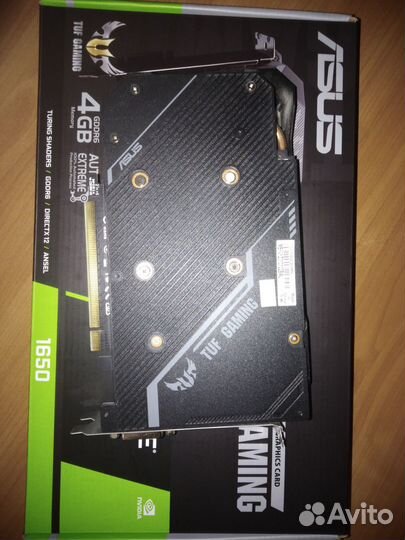 Видеокарта Asus TUF 1650 4gb gddr6