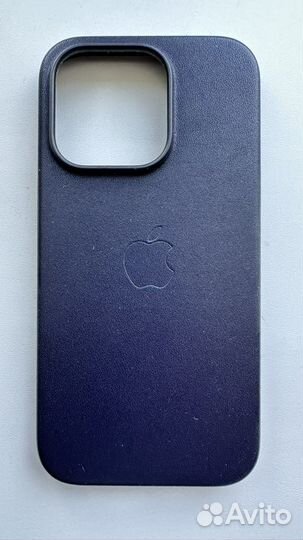 Кожаный чехол iPhone 14 pro