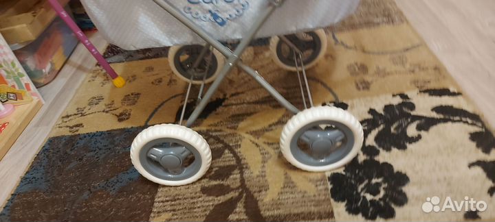 Коляска детская прогулочная для игр девочкам