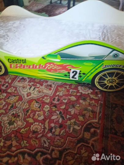 Детская кровать от 3 лет с матрасом бу