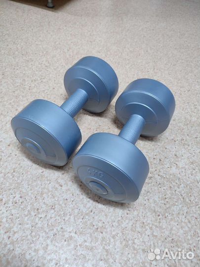 Гантели виниловые 4 кг (2 штуки)