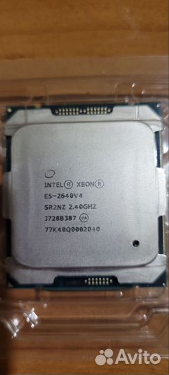 Процессор intel xeon E5 2640v4(как новый)