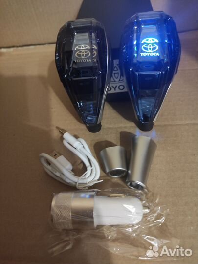 Ручка кпп Toyota с подсветкой с дефектом