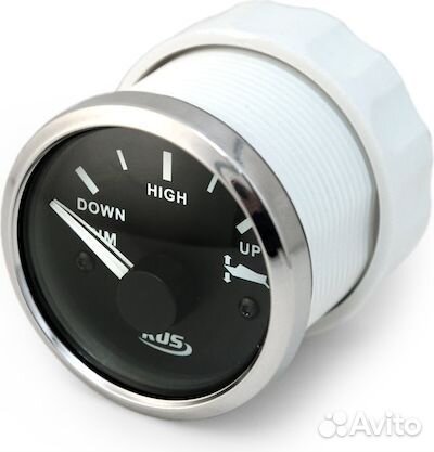 Трим-указатель 190-0 Ом, черный циферблат, нержаве