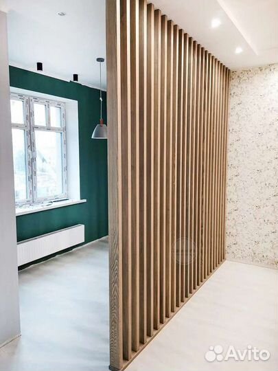 Декоративные рейки и перегородки