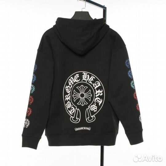 Зип худи Chrome hearts чёрное