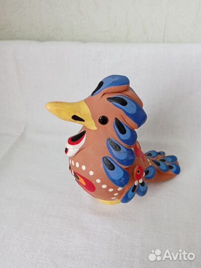 Винтаж СССР. Дымковская игрушка-свистулька