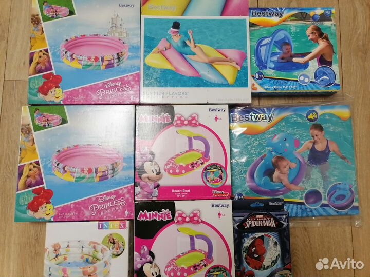 Надувные плотики, лодочки, мячи, матрас