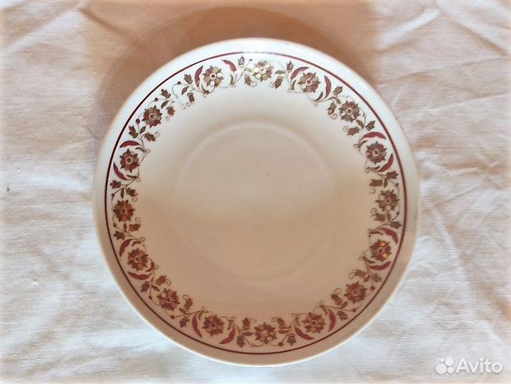 Чайные блюдца ссср,вербилки, лфз, Дулево