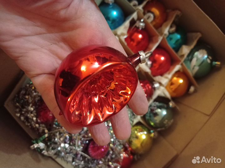 Новогодние игрушки СССР и гдр. Цена за всë