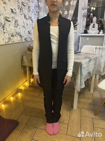 Костюм школьный для девочки 8-9 лет