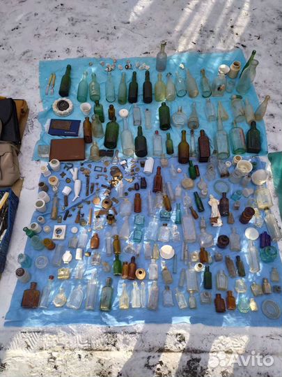 Старинные бутылки