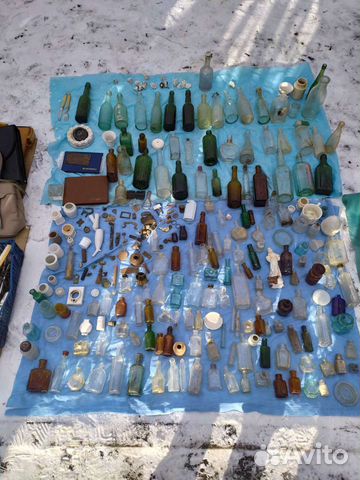 Старинные бутылки