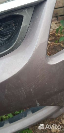 Передний бампер kia rio 4