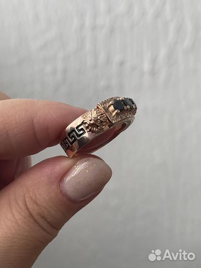 Золотое кольцо мужское