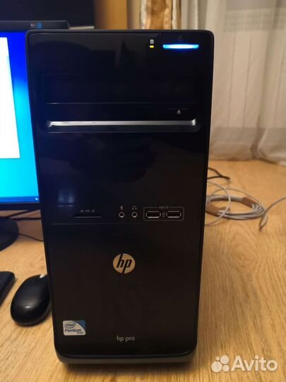 Компьютер hp, intel core i3, Windows 10