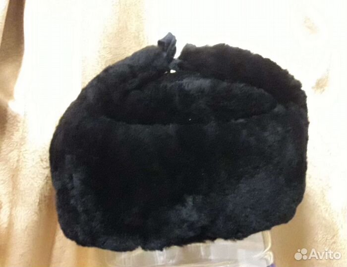Мужская шапка из овчины