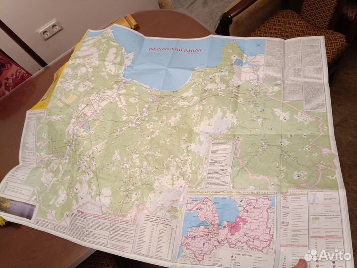 Карты Финляндии и Волховского района