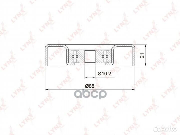 PB-7034 Направляющий ролик / Приводной lynxauto