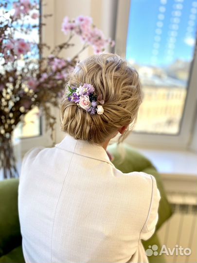 Создание вечерней причёски